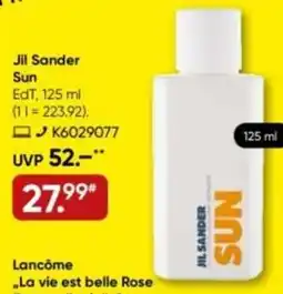 Galeria Jil Sander Sun EdT Angebot