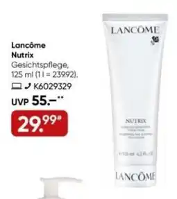 Galeria Lancôme Nutrix Angebot