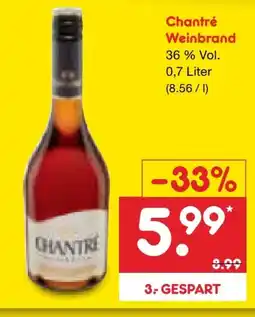 Netto Marken-Discount Chantré Weinbrand Angebot