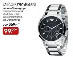 Galeria EMPORIO ARMANI Herren-Chronograph Angebot