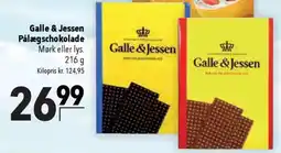 CITTI Markt Galle & Jessen Pålægschokolade Angebot