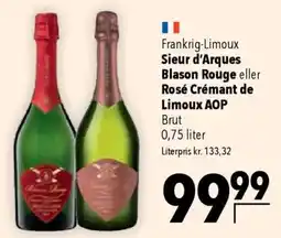 CITTI Markt Sieur d'Arques Blason Rouge eller Rosé Crémant de Limoux AOP Angebot
