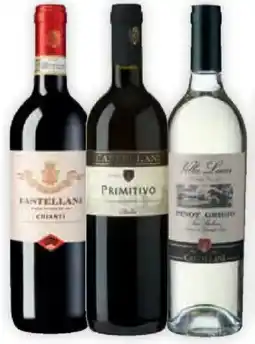 CITTI Markt Castellani Chianti DOP, Primitivo della Puglia IGT eller Pinot Grigio DOP Angebot