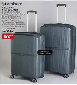 Galeria eminent 4-Doppelrollen- Trolley-Serie JETSKI 2-teilig. Angebot