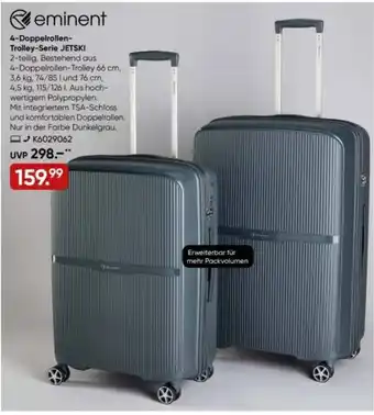 Eminent 4-Doppelrollen- Trolley-Serie JETSKI 2-teilig.