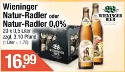 Getränke City Wieninger Natur-Radler oder Natur-Radler 0,0% Angebot