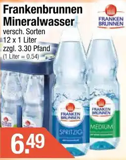 Getränke City Frankenbrunnen Mineralwasser Angebot