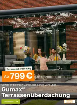 Tuinmaximaal Gumax Terrassenüberdachung Angebot