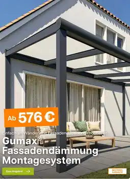 Tuinmaximaal Gumax Fassadendämmung Montagesystem Angebot