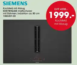 Möbel Martin SIEMENS Kochfeld mit Abzug Angebot