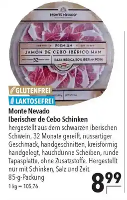CITTI Markt Monte Nevado Iberischer de Cebo Schinken Angebot