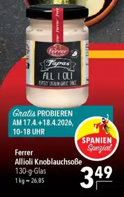 CITTI Markt Ferrer Allioli Knoblauchsoße Angebot