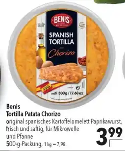 CITTI Markt Benis Tortilla Patata Chorizo Angebot