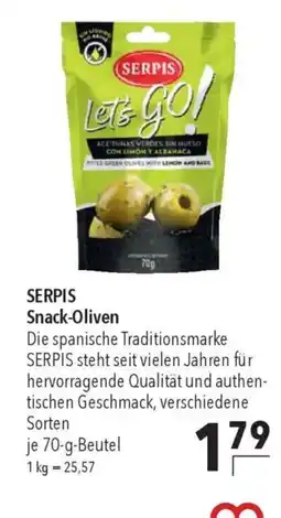 CITTI Markt SERPIS Snack-Oliven Angebot