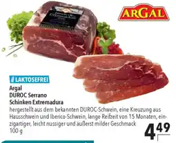 CITTI Markt Argal DUROC Serrano Schinken Extremadura Angebot