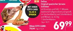 CITTI Markt Delina Original spanischer Serrano Schinken Angebot