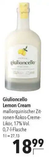 CITTI Markt Giulioncello Lemon Cream Angebot