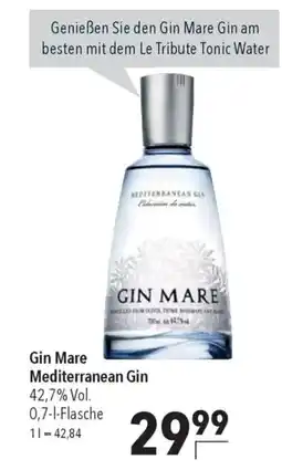 CITTI Markt Gin Mare Mediterranean Gin Angebot