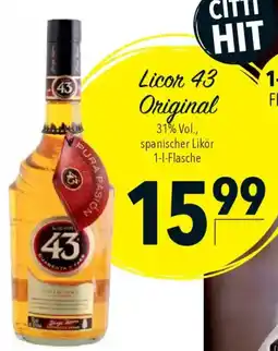 CITTI Markt Licor 43 Original Angebot