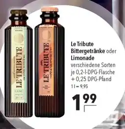 CITTI Markt Le Tribute Bittergetränke oder Limonade Angebot