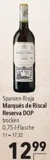 CITTI Markt Marqués de Riscal Reserva DOP Angebot