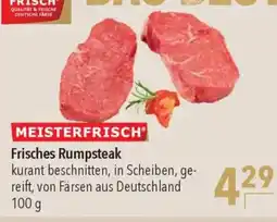 CITTI Markt MEISTERFRISCH Frisches Rumpsteak Angebot
