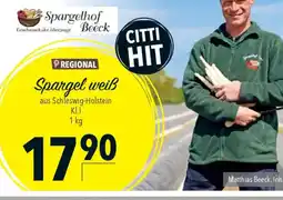 CITTI Markt Spargel weiß Angebot