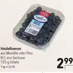CITTI Markt San Lucar Heidelbeeren Angebot