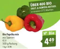 CITTI Markt Bio Paprika mix Angebot