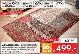 Zurbrüggen ZIEGLER LEGEND - Exklusiver Teppich Angebot