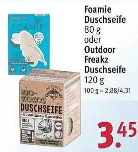 Rossmann Foamie Duschseife Oder Outdoor Freakz Duschseife Angebot