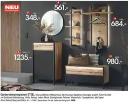 Zurbrüggen Garderobenprogramm STEEL Angebot