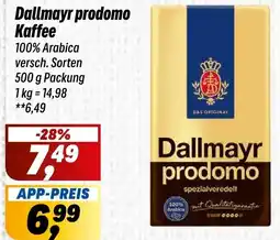 Simmel Dallmayr prodomo Kaffee Angebot