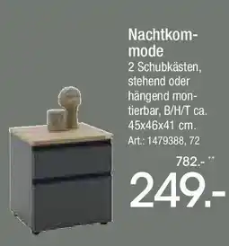 Zurbrüggen Dieter Knoll Nachtkommode Angebot