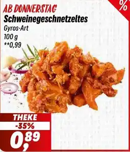 Simmel Schweinegeschnetzeltes Angebot