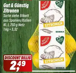Simmel Gut&Günstig Zitronen Angebot