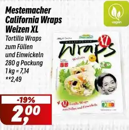 Simmel Mestemacher California Wraps Weizen XL Angebot