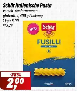 Simmel Schär italienische Pasta Angebot
