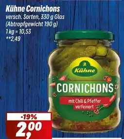 Simmel Kühne Cornichons Angebot