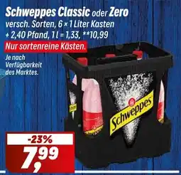Simmel Schweppes Classic oder Zero Angebot