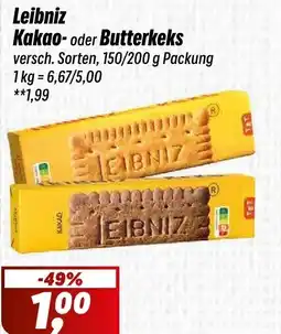 Simmel Leibniz Kakao- oder Butterkeks Angebot