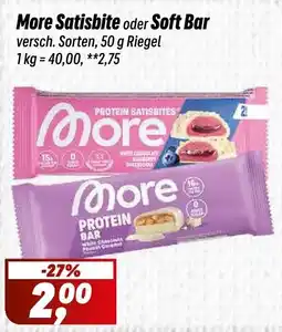 Simmel More Satisbite oder Soft Bar Angebot