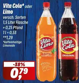 Simmel Vita Cola oder Limo Angebot