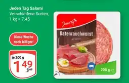 Globus Jeden Tag Salami Angebot