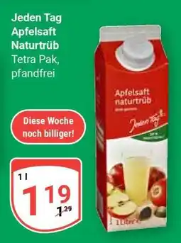 Globus Jeden Tag Apfelsaft Naturtrüb Angebot