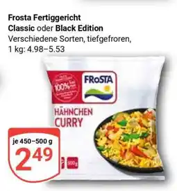 Globus Frosta Fertiggericht Classic oder Black Edition Angebot