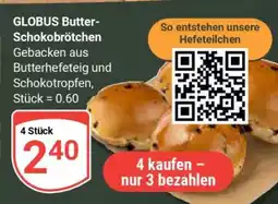 Globus GLOBUS Butter-Schokobrötchen Angebot