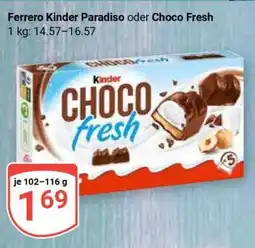 Globus Choco fresh Angebot
