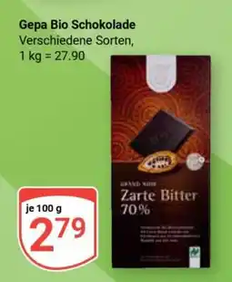Globus GEPA Bio-Schokolade Angebot