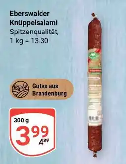 Globus EBERSWALDER Knüppelsalami Angebot